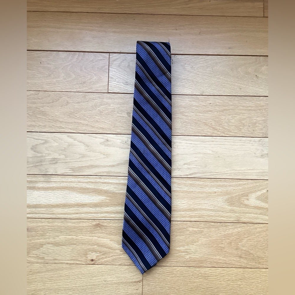 PRONTO UOMO 100% silk striped tie